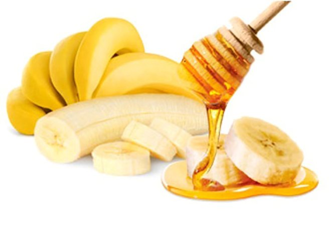bananas and honey