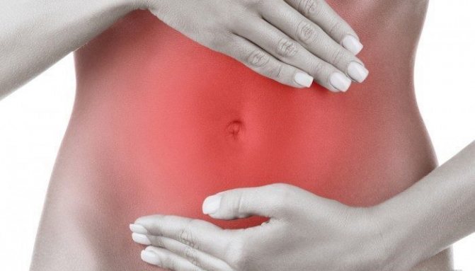 Abdominal pain as a symptom of gastritis