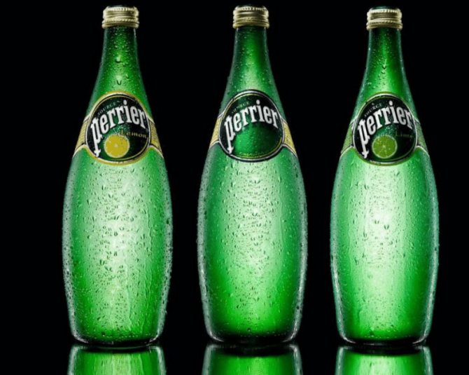 Perrier sparkling mineral water