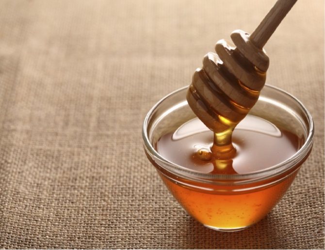 What kind of honey is needed to treat hemorrhoids?