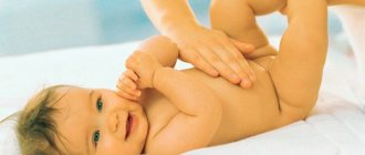 baby belly massage