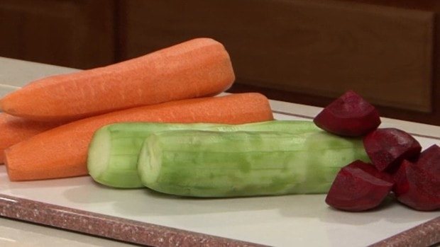 Carrots, cucumbers, beets