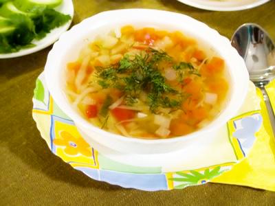 Нежирный суп - основа диетического питания