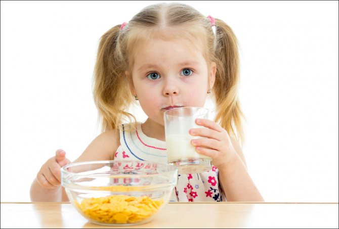 Nutrition for a child with gastritis